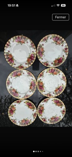 Assiettes dessert royal - assiettes,