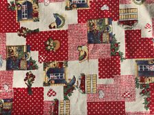 Joli coupon tissu Patchwork couleurs et dessins gais (42 x 32) x 2 + bonus