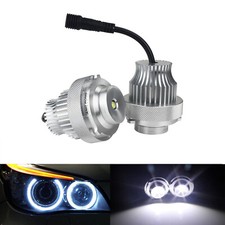 2x Blanc Xenon LED Angel Eyes