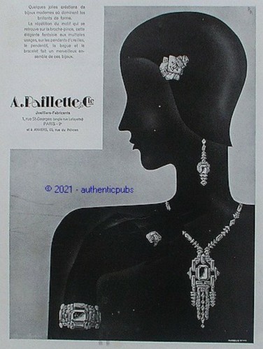 Publicite paillette cie - &,