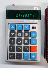 Calculatrice vintage CITIZEN Eight avec housse