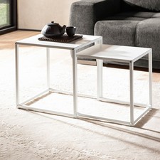 FineBuy Tables Gigognes Métal