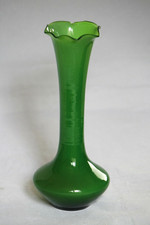 Vase opaline verre vert