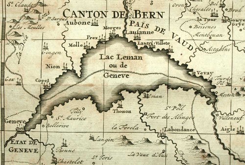 Gravure carte géographique - gravure,