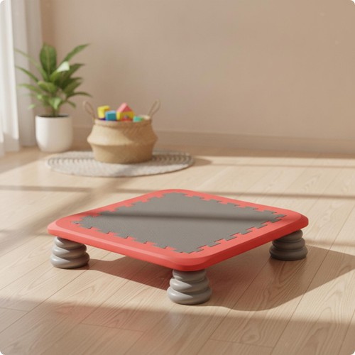 Trampoline carré compact - trampoline,