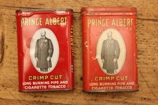 Deux boites vides de tabac Prince Albert