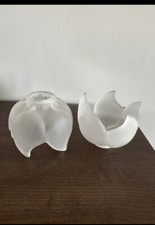 GLOBES TULIPES EN PATE DE VERRE APPLIQUES LUMINAIRE