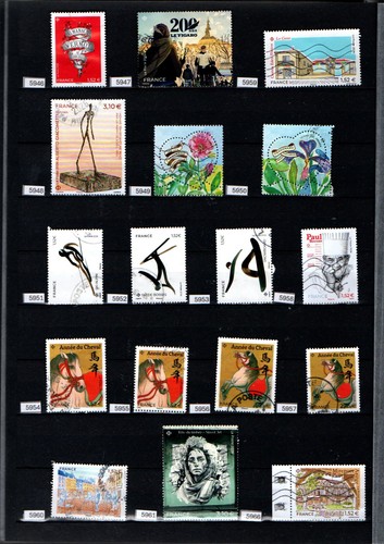 Timbres oblitérés - timbres, à