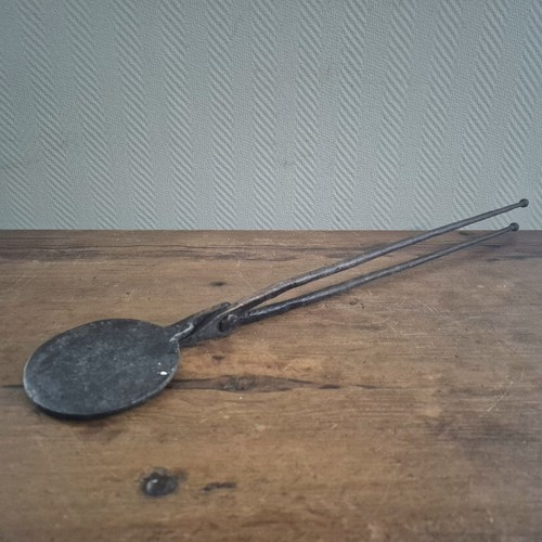 Ancien gaufrier fonte avec - gaufrier, en