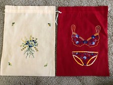 Set Of 2 - Embroidered Travel