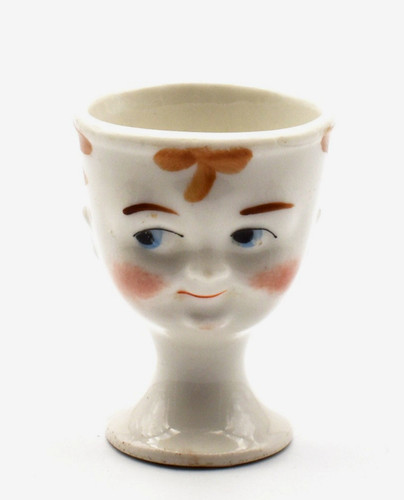 Limoges coquetier faïence