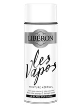 LIBERON LES VAPOS PEINTURE AEROSOL 3282391040057 BLANC PUR SATIN BRICO DECO PRO