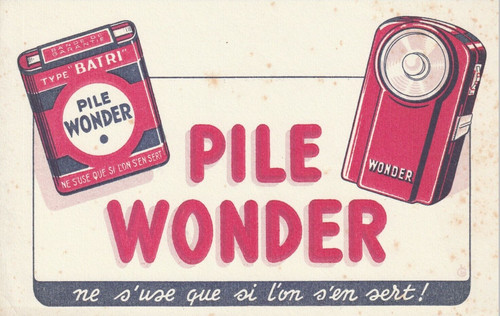 Buvard pile wonder s use - pile, s'use