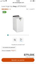Lave linge AEG L8TER655C en