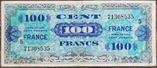Billet 100 francs 1944 - , france