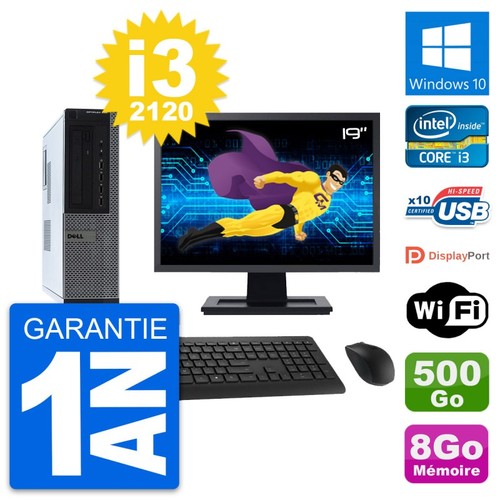 Dell 990 ecran - pc, intel