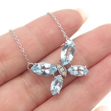 925 Sterling Silver Real White
