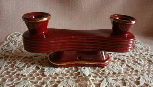 Bougeoir double pied de - double,