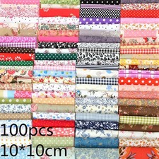 Lot tissus carrés coton - tissus,
