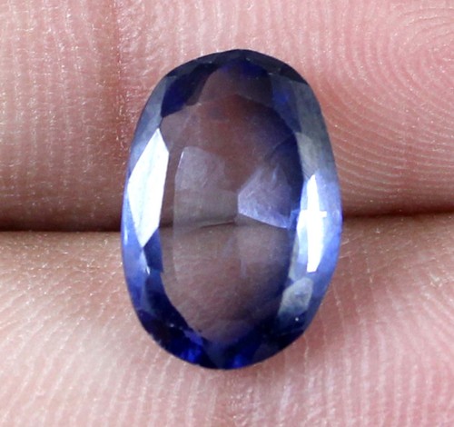 Saphir bleu ceylan - saphir, oval