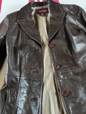 Superbe MANTEAU  3/4  CUIR