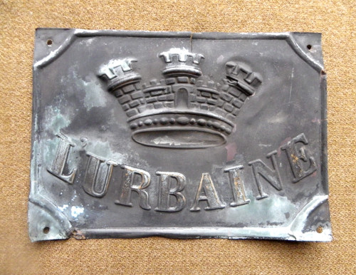 Ancienne plaque murale - ancienne,