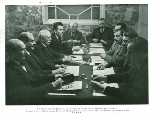 Document ancien vichy - document, le