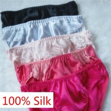 Culottes Tanga En Soie Florale