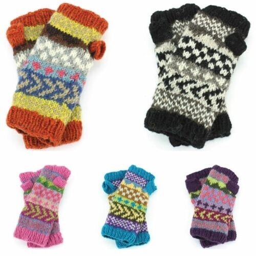Gants laine chauffe bras - gants,