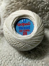 pelote de coton blanc de 20 gr