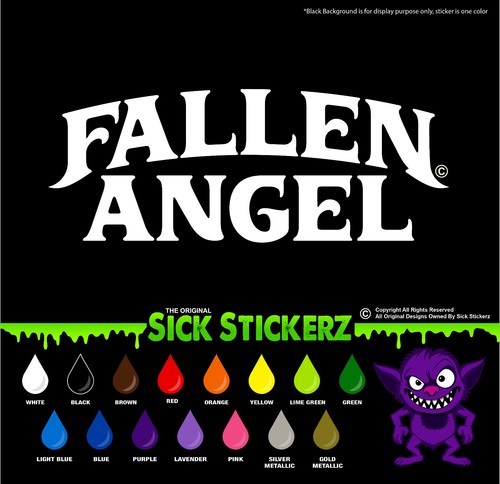 Fallen angel sticker - fallen,