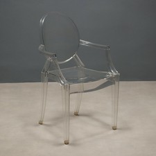 Chaise Kartell Louis Ghost Design Philippe Starck Polycarbonate Originale