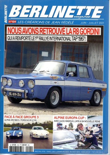 Berlinette mag 104 gordini - berlinette,