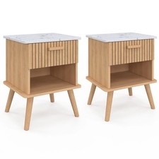 Lot de 2 tables de chevet