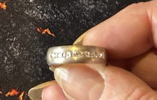 JOLIE BAGUE ANNEAU EN ARGENT ET ZIRCONS TRANSPARENTS T53 