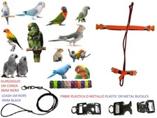 Bavoir Perroquets Rouge Orange Élastique Cou 3MM De Perruches À Amazone