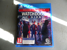 Watch Dogs Legion Edition Résistance  pour ps4  version fr en très bon ètat