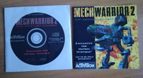 Jeu sur rom mech warrior - cd-rom, 2