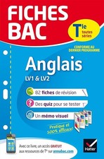 Fiches bac Anglais Tle (LV1 & LV2): fiches de révision Terminale toutes séries -