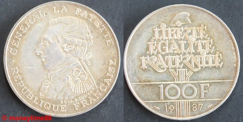 France 100 francs argent - !,