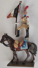 ✅ Ancien soldat de plomb STARLUX CAVALIER PORTE DRAPEAU 1er Empire Napoléon