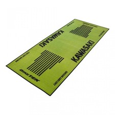 Tapis environnemental Biketek Garage Mat vert noir pour moto Kawasaki stand Neuf