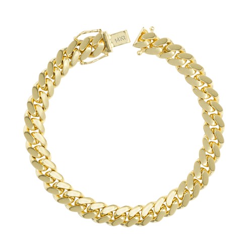 14k jaune massif hommes - jaune,