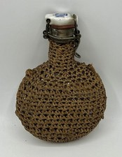 Ancienne gourde en verre à