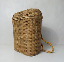 sac à dos panier en rotin