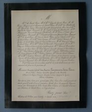 FAIRE PART DECES 1884 M. LEMPEREUR DE SAINT-PIERRE  ancien préfet 