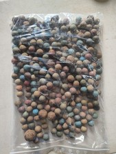 Lot de billes anciennes en