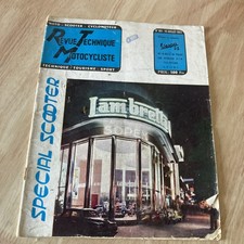 Revue Technique Motocycliste 101 1955 Vespa 55 spécial scooter Lambretta du bol