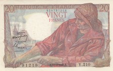 20 Francs - Pêcheur -