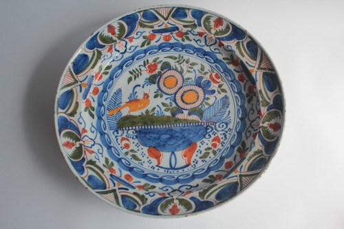 Plat faïence delft xviiie - faïence,